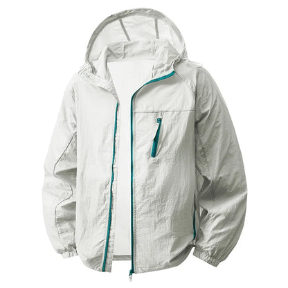 Summer Windbreaker Men Women Lightweight Sun Protection Jacket Unisex Camping Climbing Hiking Outdoor Sports Anti-UV Coat