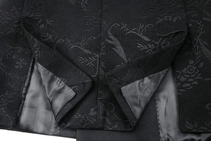 2025 High End Light Luxury Jacquard Hot Diamond Green Fruit Collar Wedding Suits for Men,Black/white Mens Evening Dress 2 Piece
