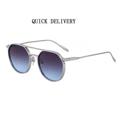 Heavy Metal Sunglasses For Men Round Steampunk Sunglasses Women Trendy Luxe Punk Fashion Glasses Gafas De Sol Hombre Zonnebril
