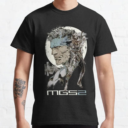 Men's Metal Gear Kojima Productions T Shirts MGS Hideo Kojima T-Shirt Death Stranding Cotton Tops Short Sleeve Tees Printed