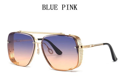 Steampunk Sunglasses For Men 2023 Punk Sunglasses Women Vintage Fashion Glasses Luxury Retro Square Shades Trending Gafas De Sol