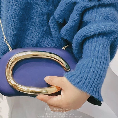 White/Blue Women Bag 2025 New Shoulder Handbag Korean Style Luxury Designer Mini Cross Body Bag High Quality Evening Lady Clutch