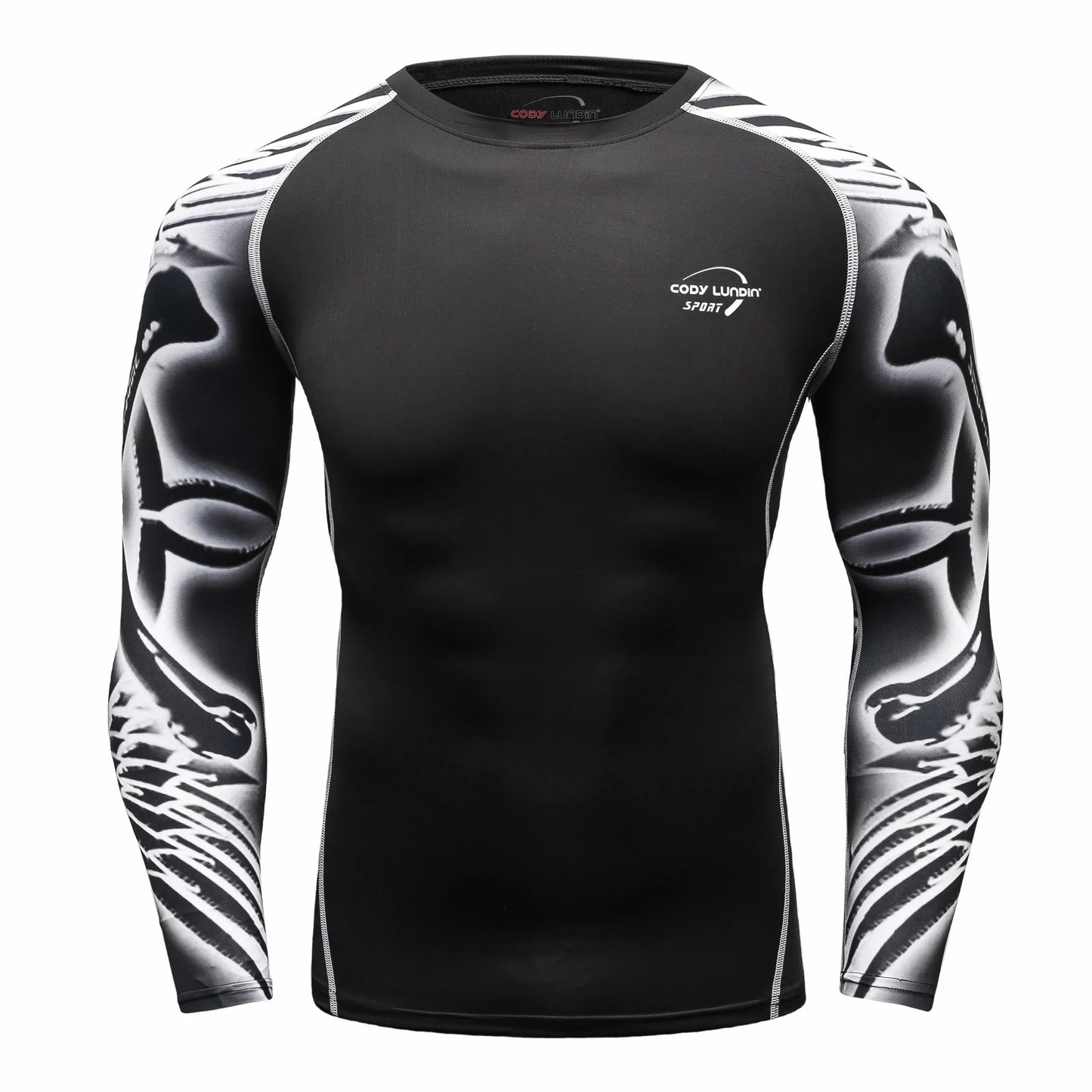 Cody Lundin Men Long Sleeve Compression Athletic Workout Shirt Water Sports UPF 50+ Rash Guard High Quality Jiu Jitsu Gi BJJ Top