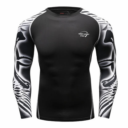 Cody Lundin Men Long Sleeve Compression Athletic Workout Shirt Water Sports UPF 50+ Rash Guard High Quality Jiu Jitsu Gi BJJ Top