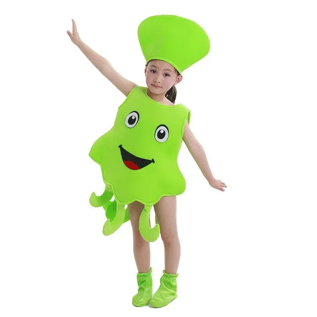 Children's Adorable Marine Animal Costumes Ocean-themed Party Outfits Starfish And Lobster Costumes Stage Performance Attire