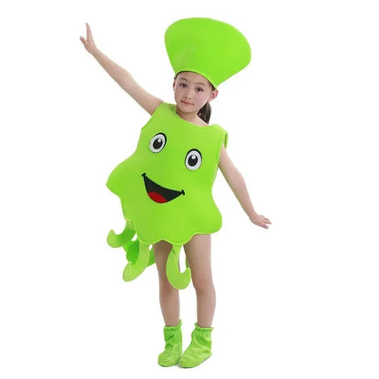 Children's Adorable Marine Animal Costumes Ocean-themed Party Outfits Starfish And Lobster Costumes Stage Performance Attire