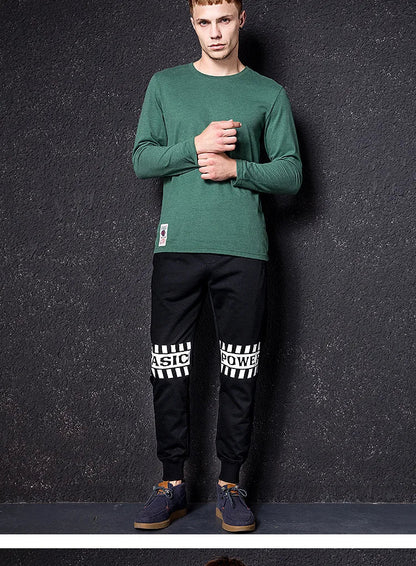 Men's T-Shirts Spring Long Sleeve T-Shirt Men's Clothing Y2k T-Shirt Washing Sweatshirt Shirts Casual O-Neck Streetwear Tee Tops