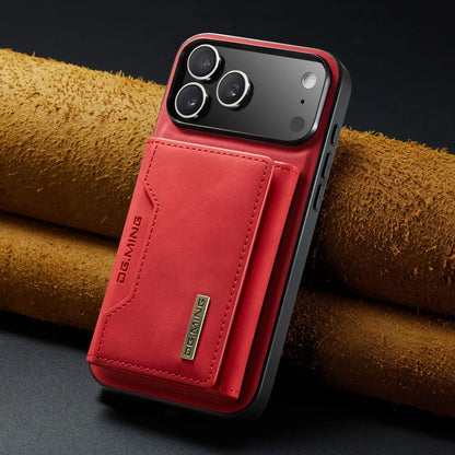 Luxury Leather Phone Case for IPhone 17 Pro Max Air16E 16 14 15 Plus 13 12 11 Pro Max Magnetic Detachable Card Stand Wallet