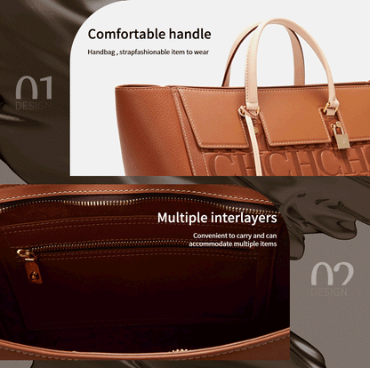 Luxury Classic 2023 Winter Women's Large Capacity Handbag Fashion Retro Print Bucket Bag Travel Party Banquet Shoulder Bag
