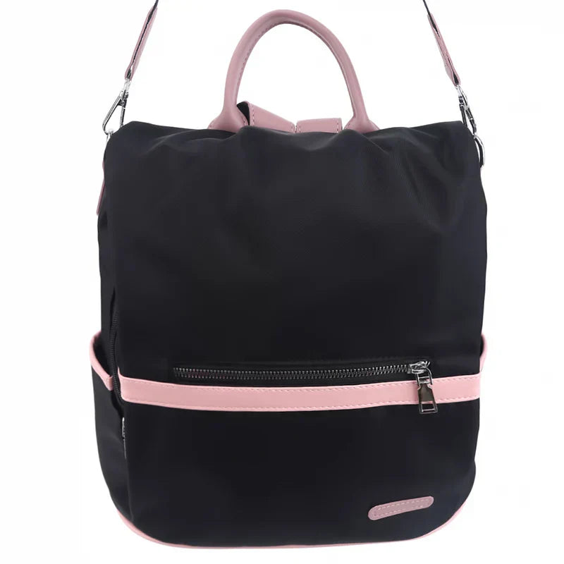 Casual Oxford Backpack Women Black Waterproof Nylon School Bags For Teenage Girls High Quality Fashion Travel Tote Packbag