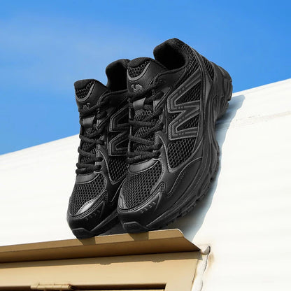Jogging Shoes Retro Casual Mesh Sneakers Breathable Sports Running Shoes for for Men and Women Soft Shock Absorbing