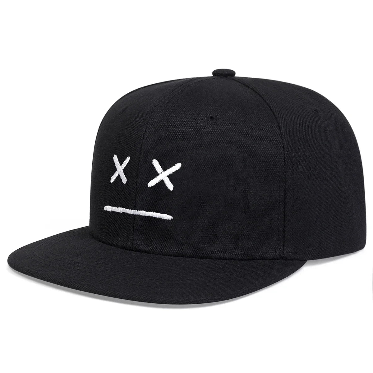 Unisex Personality Ghost Expression Embroidery Hip-hop Hats Outdoor Adjustable Casual Baseball Caps Sunscreen Hat