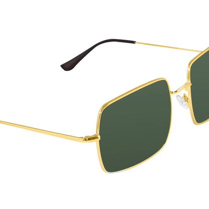 Polarized Sunglasses for Men XXL Size Extra Large Rectangular Metal Ultralight UV400 Protection Glasses 8812