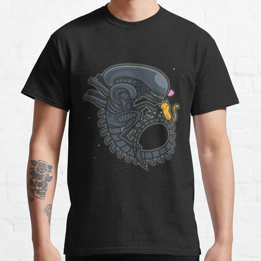 Alien Ellen Ripley 80s Science Fiction Retro Movie Weyland Xenomorph Yutani Prometheus T Shirt 100% Cotton Tees Tops Graphic
