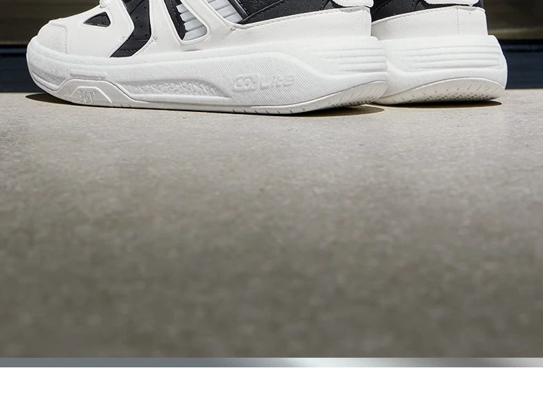Men's Board Shoes Rebound Versatile Anti-slip Thick-soled Casual Wear-resistant Male Sneakers 672536610