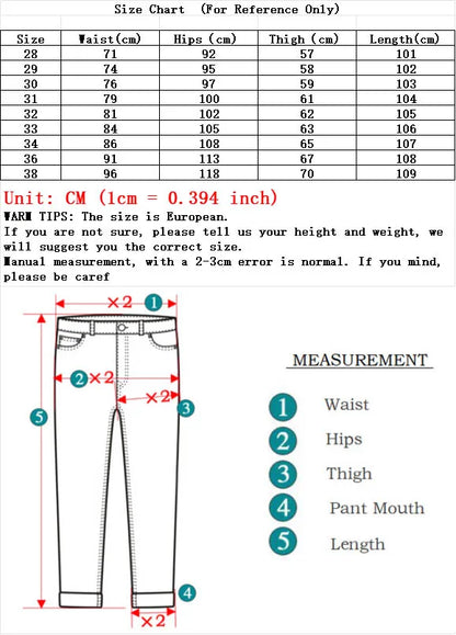 Winter Thickened Warm Male Plush Trousers Brand Clothes Men's Fleece Jeans Straight Slim Stretch Fashion Business Denim Pants