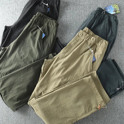 Men Quick-dry Outdoor Pants 2026 Spring Summer Thin Double-used Loose Pants Hiking Shorts Travel Climbing Fishing Trousers Women