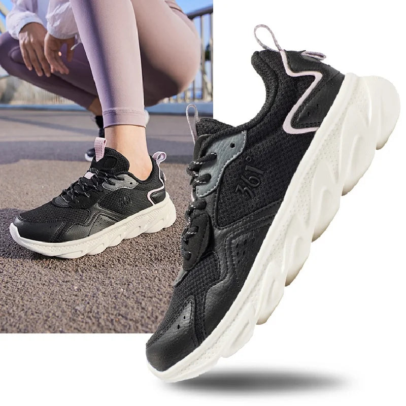 Women Running Sport Shoes Lightweight Non-Slip Shock-absorption Breathable Mesh Girl Sneaker Female 682232212