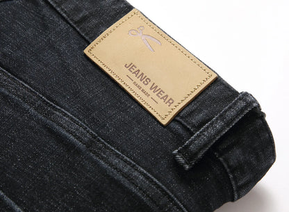 Men Summer White Ripped Denim Shorts Male Holes Short Jeans New Fashion Streetwear Stretch Jeans Shorts Pants Srtaight Fit Jeans