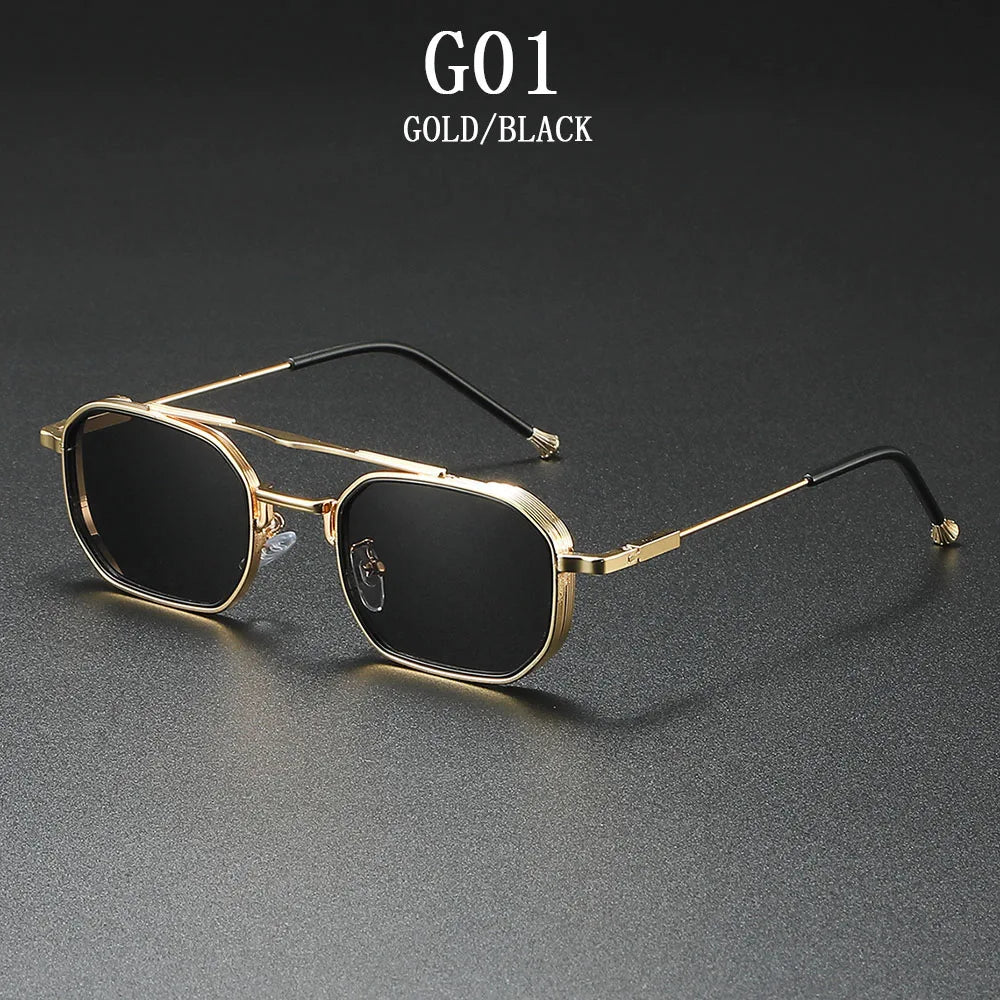 2025 Square Sunglasses Women Trendy Vintage Steampunk Sunglass Men Luxe Fashion Glasses Gafas De Sol Hombre Lunette Soleil Femme