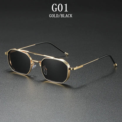 2025 Square Sunglasses Women Trendy Vintage Steampunk Sunglass Men Luxe Fashion Glasses Gafas De Sol Hombre Lunette Soleil Femme