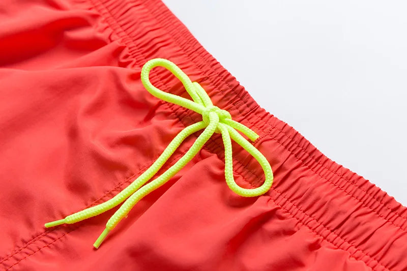 Men's Quick Dry Beach Shorts Summer Breathable Water-Resistant Effect Sports Casual Shorts Male Swimming Surfing Shorts New