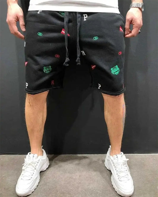 2026 New Spring Summer Men Cargo Shorts Relaxed Fit Breeches Bermuda sports Short Pants cotton Embroider Shorts Men's sweatpants
