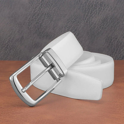 Fashion belts young men pin buckle genuine leather cowhide Waistband high quality white casual jeans ceinture homme B650