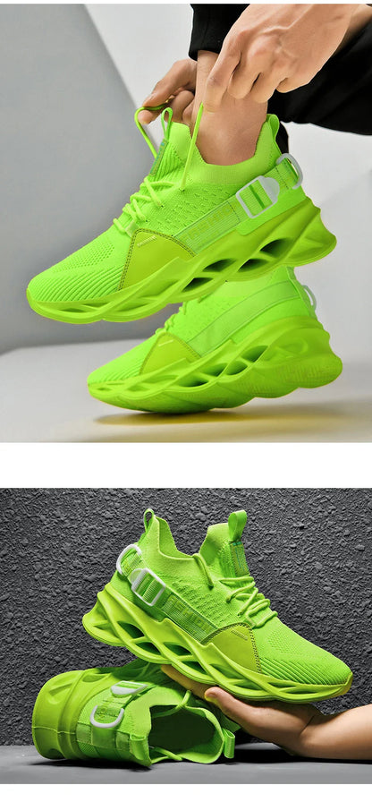 Sneakers Men Mesh Breathable Casual Men Shoes Unisex Light Soft Thick Sole Hole Couple Shoes Athletic Sneakers Women Shoes