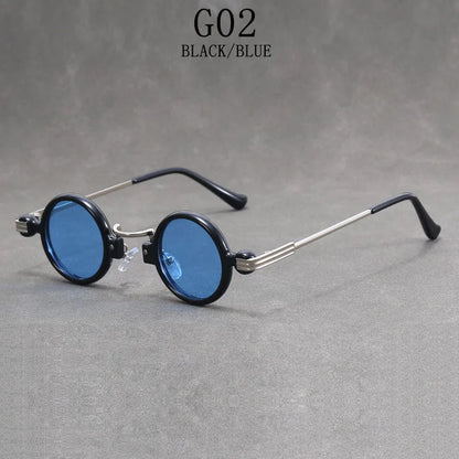Round Steampunk Sunglasses For Men Retro Fashion Punk Sunglasses Women Trendy Vintage Glasses Dropshipping Gafas De Sol Hombre