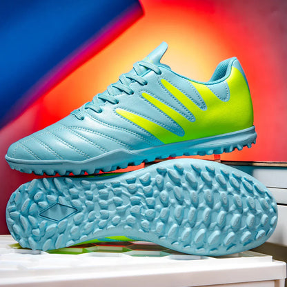 Men's lightweight and breathable high top football shoes TF nail all season outdoor football shoes sports shoes