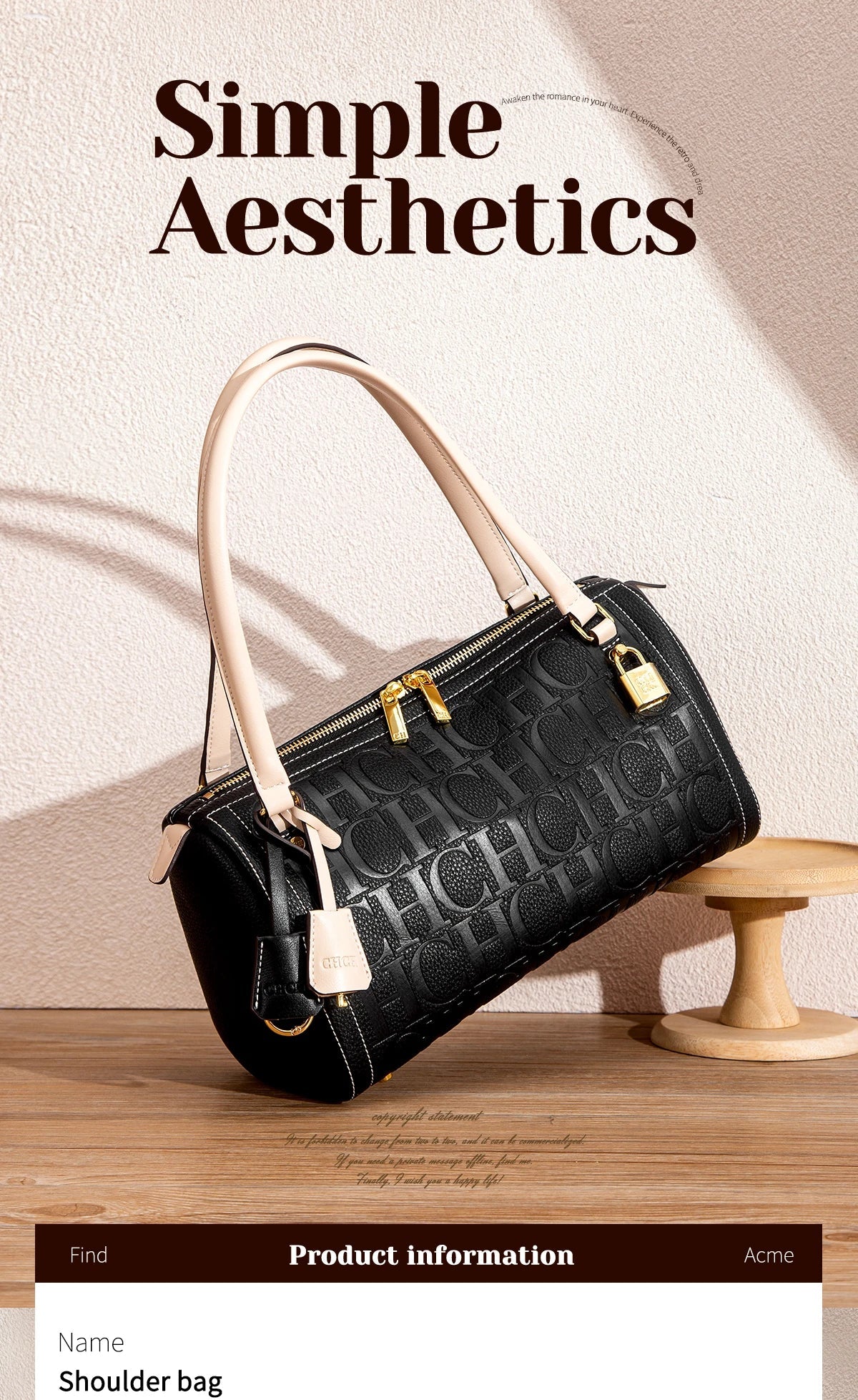 Women's Shoulder Bag 2026 New Simple Brown Handbag Women's Commuting Pillow Bag