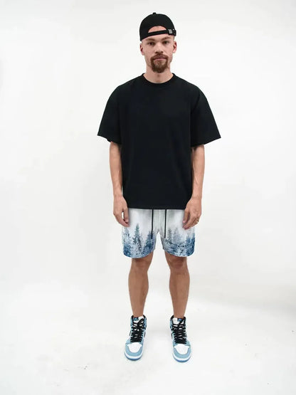 Summer Mens Sports Gym Fitness Running Basketball Short Pants Quick Dry Mesh Trend Jogger Beach Casual Motorcycle Shorts