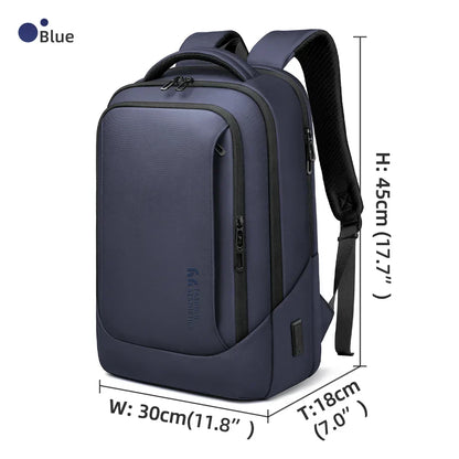 Men's Designer Laptop Bag Waterproof School Bags for College Boys Male Business Sports Travel Backpack Men With USB Charging