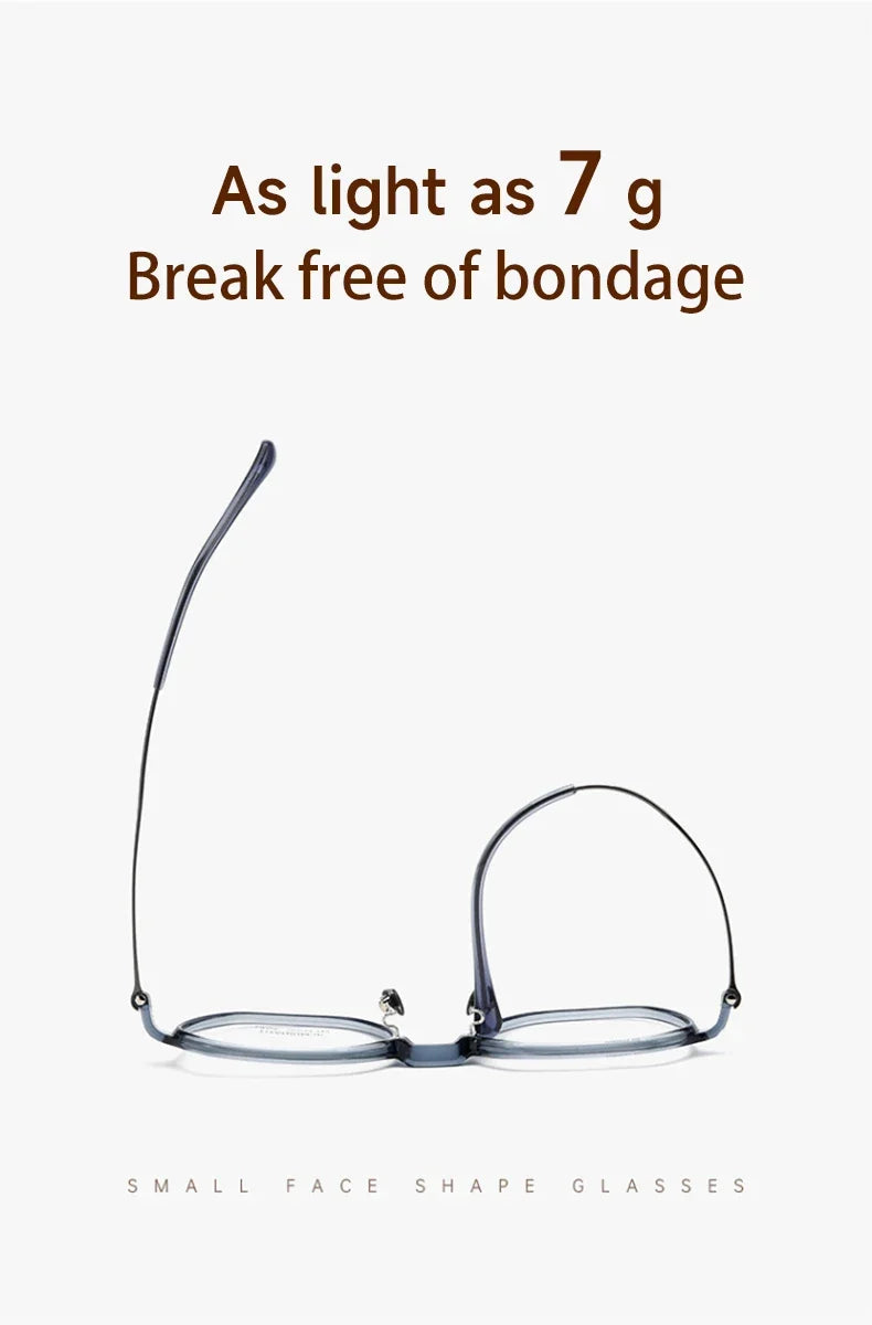 Geometric Personalized Polygonal Men's and Women's Simple Frames Blue Light Reading Glasses Customizable Prescription