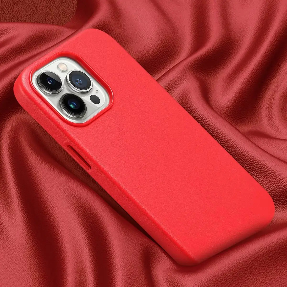 For MagSafe Case for IPhone 17 Pro Max 16 13 12 14 15 Pro Max Air Leather Official Original Magnetic Wireless Charging Cover