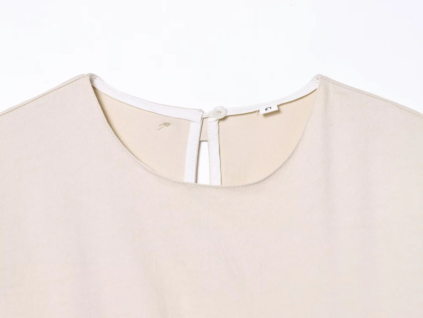 Women New Fashion Round Neck Pleated Short Sleeve Waist Dress Women Casual Sexy Side Zipper Button Solid Midi Summer Dress