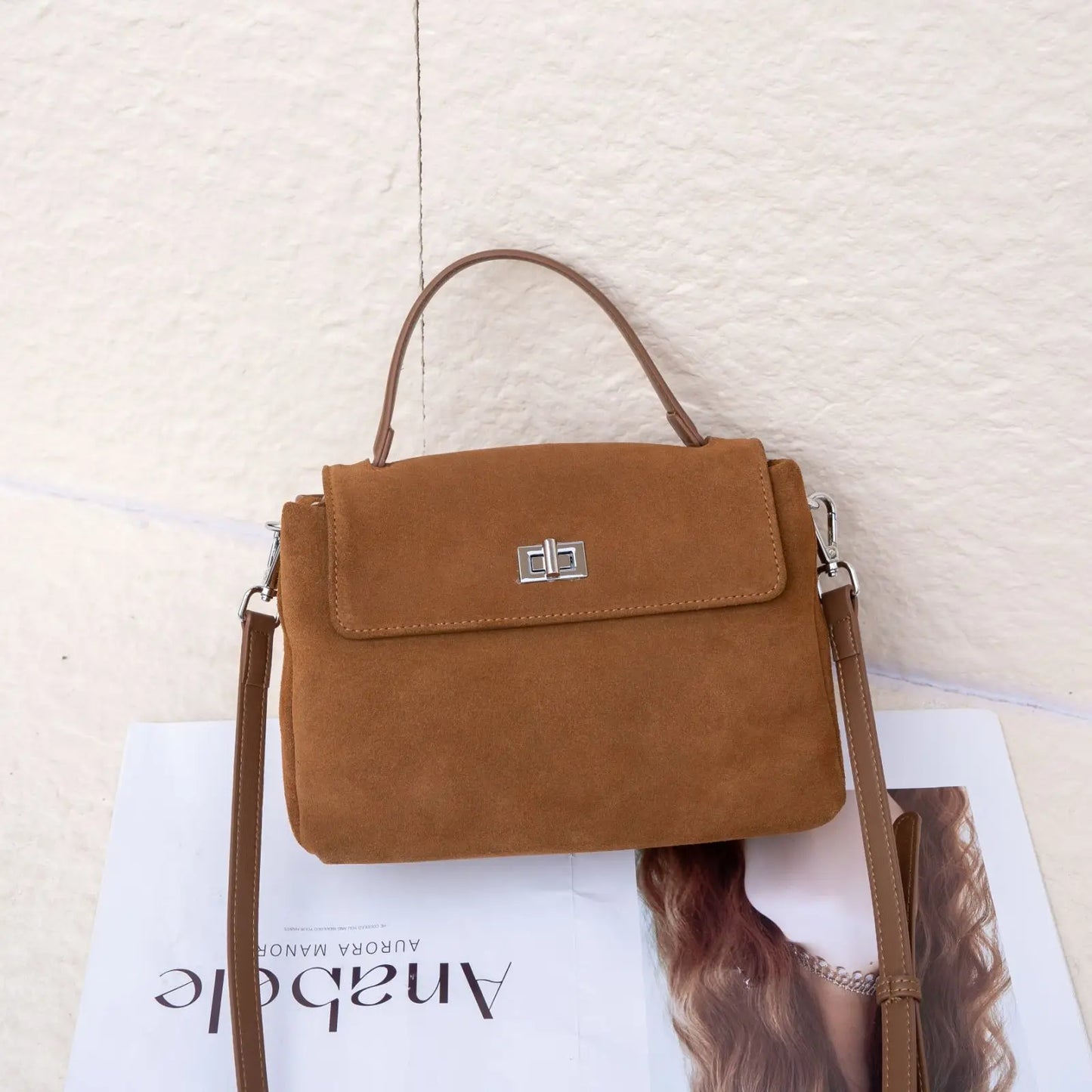genuine leather Soft Leather minimalist Crossbody bag women female luxury Fashion handbag shoulder bag