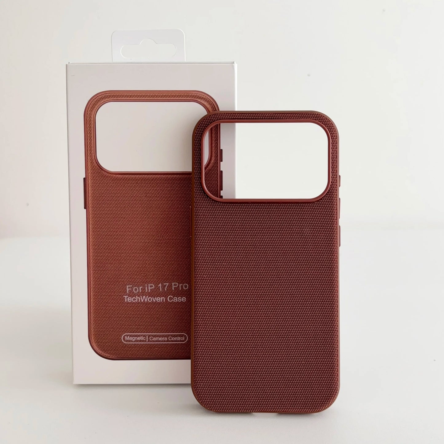 Luxury Tech Woven for Magsafe Magnetic Case for Iphone 17 Air 16 15 Plus 14 13 12 11 Pro Max TechWoven Wireless Charging Cover