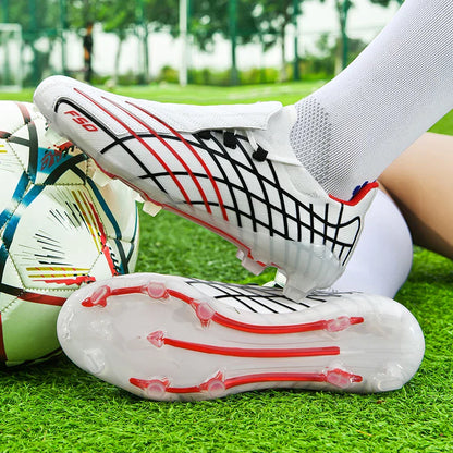 8552 High Quality Mens Soccer Shoes Training Non-Slip Turf Soccer Cleats TF/FG Football Sneakers Chuteira Campo F50