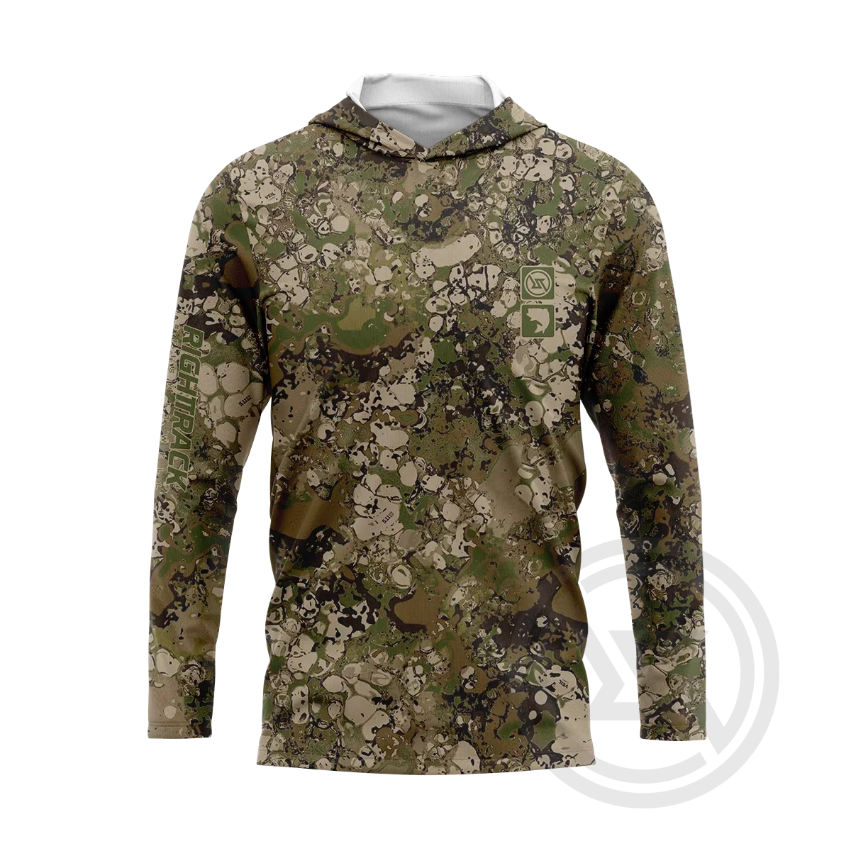 RT Camo Hoody Fishing Shirts Summer Outdoor Long Sleeve Mesh UPF Sunscreen Gear Angling Clothing