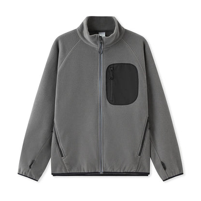 Jacket Men 2025 Autumn New Couple Fleece Anti-Static Casual Top