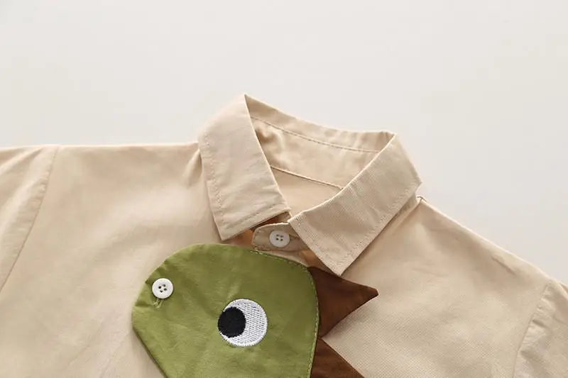 New Baby Boys Girl Clothing Suits Kids Clothes Cartoon Dinosaur Shirt Shorts 2Pcs/Set Summer Fashion Children Casual Tracksuits