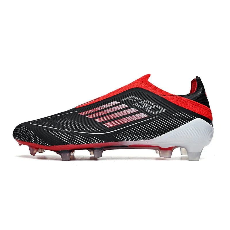 NEW Without-lace F50+ Mens Soccer Shoes Boys Training Non-Slip Turf Soccer Cleats TF/FG Football Sneakers Chuteira Campo 35-45
