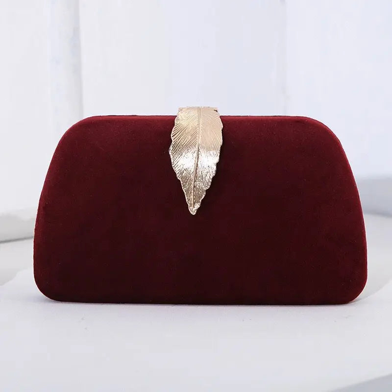 New Velvet Evening Bag Sparkling Diamond Women's Bag Suede High-Quality Texture Party Gathering Evening Bag