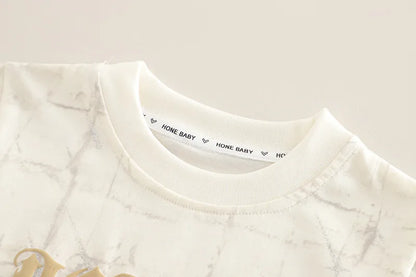 New Summer Baby Boys Clothes Suit Children Fashion  Letter Pocket T-shirt Denim Shorts 2Pcs/Set Toddler Clothing Kids Tracksuits