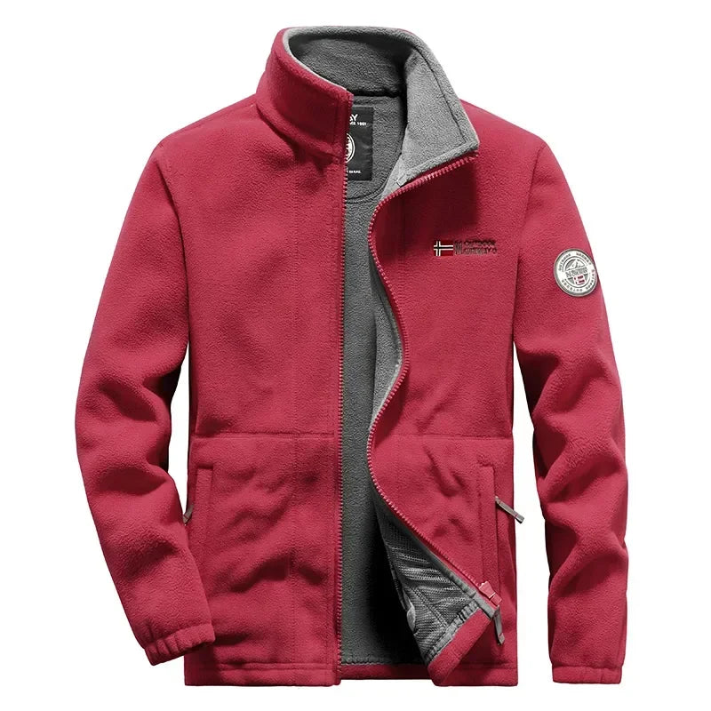 2025 New Outdoors Polar Fleece Jacket Men Winter Thermal Fleece Tactical Sport Coat Militar Softshell Hiking Outdoor Army Jacket