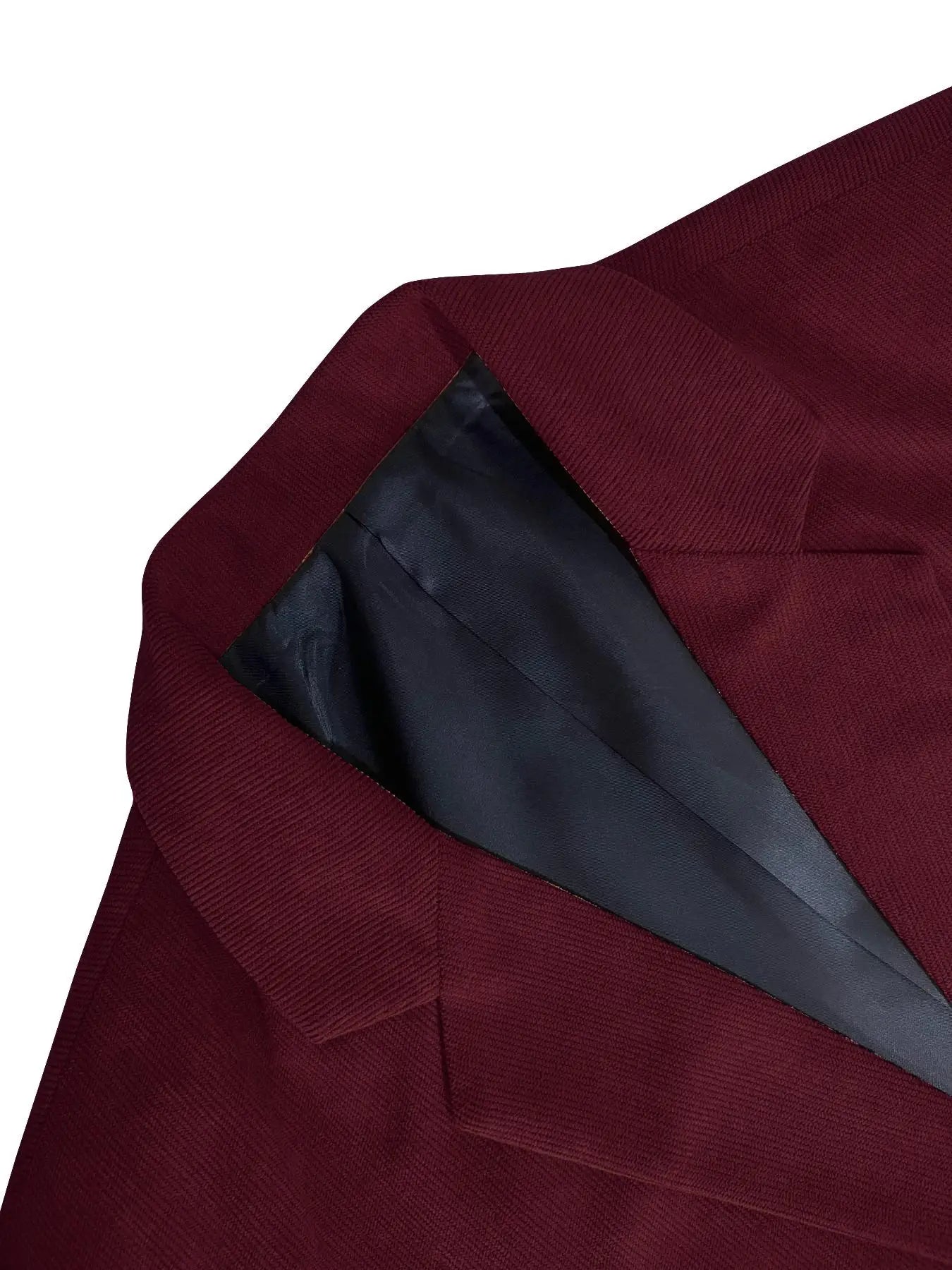 Men's Corduroy Blazer Jacket Medium Thick Business Suit Spring & Fall Season Fitted Design Woven Fabric Style