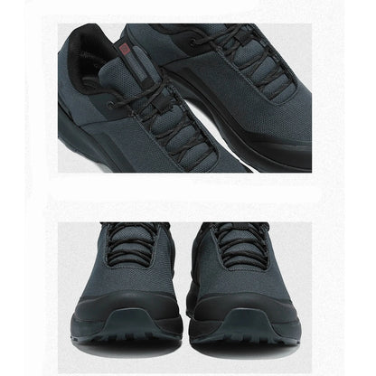Men Hiking Shoes Litchi Leather High Quality Male Trekking Climbing Sneakers Non-slip Luxury Designer Outdoor Shoe