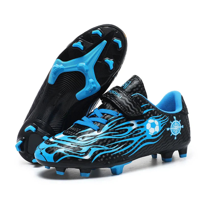 New Kids Low Top Soccer Shoes Boys Football Cleats Boys Lightweight Training Boots Youth Breathable Comfortable Football Sneaker